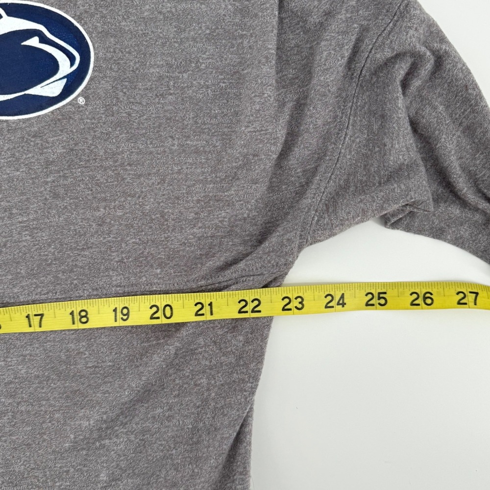 chicka-d Spirit Jersey Penn State Small Grey Long Sleeve Nittany Lions Graphic - Picture 4 of 6